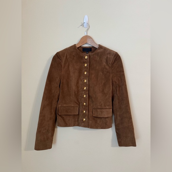 Nili Lotan Nanon Suede Jacket Martora Size 2